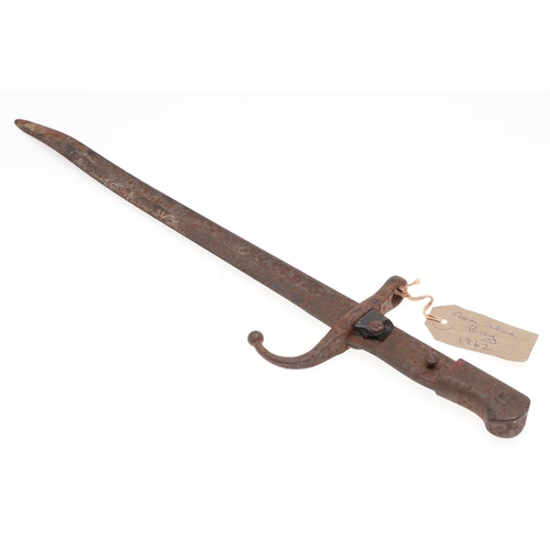 118 - A FIRST WORLD WAR TURKISH BAYONET APPARENTLY FROM 'SULVA' BAY. A First World War Turkish M.1890 bayo... 