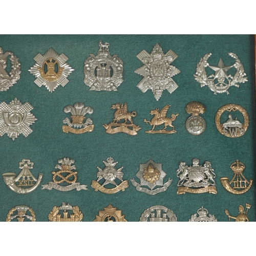 239 - AN EXTENSIVE COLLECTION OF MILITARY CAP BADGES AND OTHERS. An extensive collection of military badge... 
