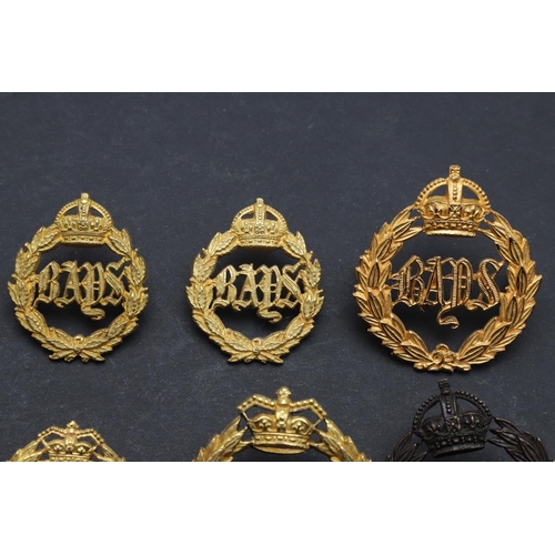 248 - THREE DIFFERENT SETS OF 2ND DRAGOON GUARDS CAP AND COLLAR BADGES. Three sets of 'BAYS' 2nd Dragoon G... 