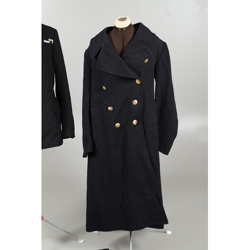 249 - A COLLECTION OF POST SECOND WORLD WAR NAVAL UNIFORM. A collection of Uniform comprising a two pocket... 