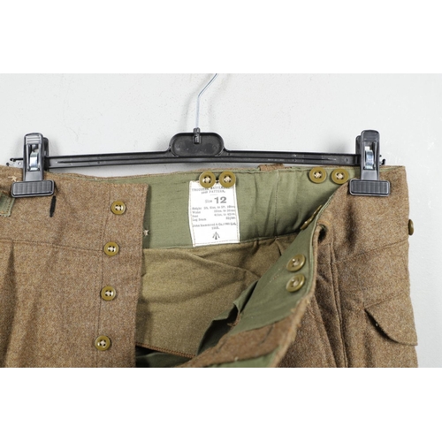 250 - A GLAMORGAN HOME GUARD BATTLE DRESS BLOUSE AND TROUSERS. An interesting Glamourgan Battledress, the ... 