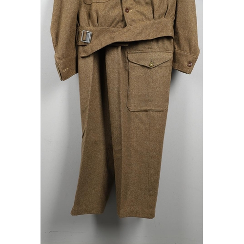 250 - A GLAMORGAN HOME GUARD BATTLE DRESS BLOUSE AND TROUSERS. An interesting Glamourgan Battledress, the ... 