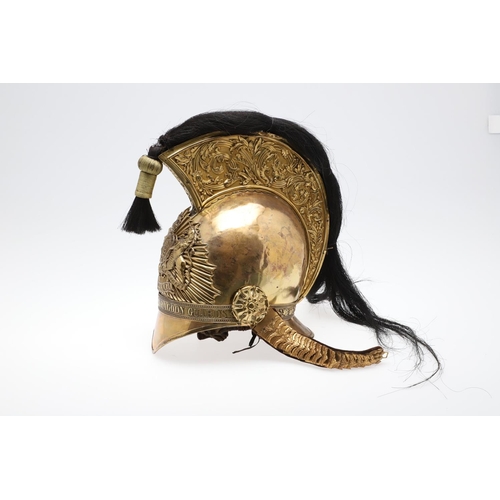 257 - AN 1843-1847 PATTERN OFFICERS HELMET FOR THE KING'S DRAGOON GUARDS. A magnificent 1843-47 Pattern Of... 