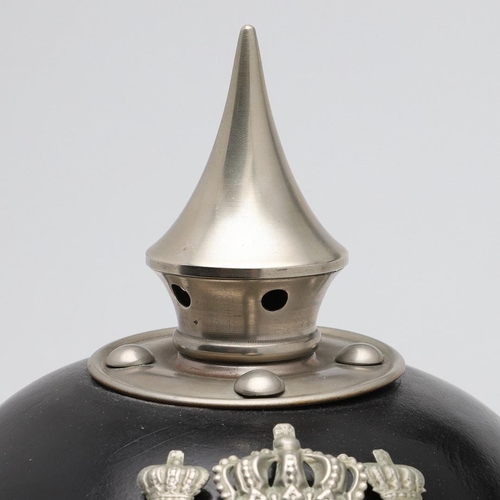 259 - AN IMPERIAL GERMAN BAVARIAN RESERVISTS PICKELHAUBE. A Pre- First World War Bavarian pickelhaube with... 