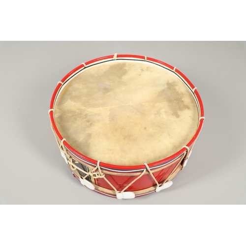 285 - A REGIMENTAL BASS DRUM FOR THE NORTH STAFFORDSHIRE REGIMENT. A 74cm military bass drum painted with ... 