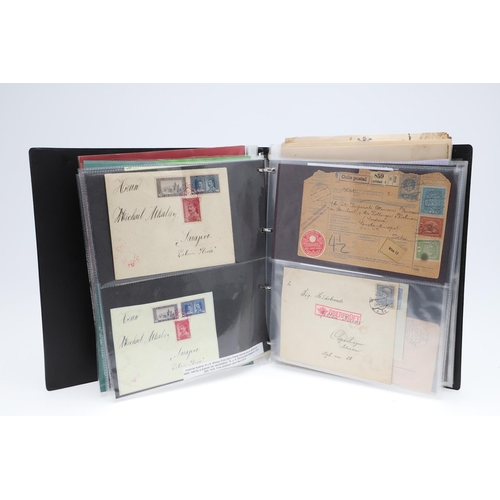 287 - THREE ALBUMS OF EPHEMERA, DOCUMENTS AND POSTAL HISTORY RELATING TO THE FIRST WORLD WAR. A collection... 