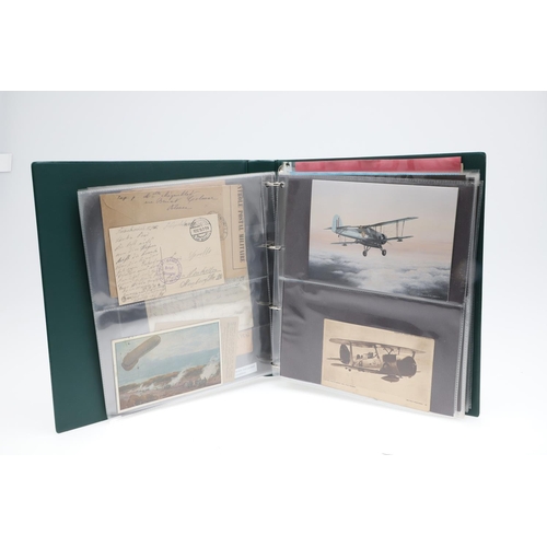 287 - THREE ALBUMS OF EPHEMERA, DOCUMENTS AND POSTAL HISTORY RELATING TO THE FIRST WORLD WAR. A collection... 