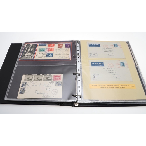 289 - A COLLECTION OF EPHEMERA, POSTAL HISTORY AND OTHER ITEMS RELATING TO WORLD WAR II. A collection of r... 