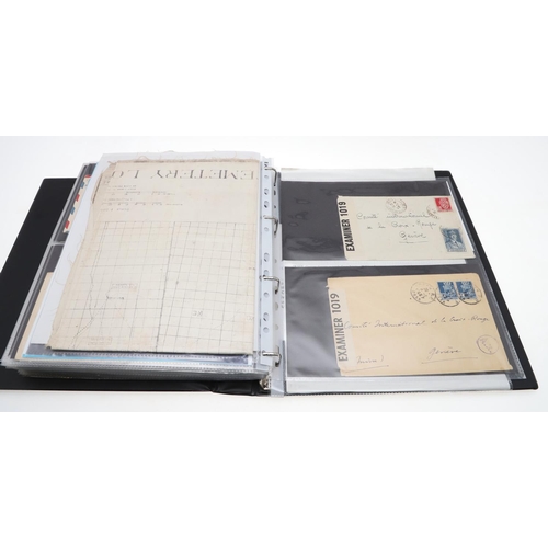 289 - A COLLECTION OF EPHEMERA, POSTAL HISTORY AND OTHER ITEMS RELATING TO WORLD WAR II. A collection of r... 