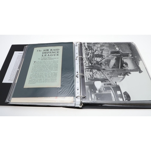 289 - A COLLECTION OF EPHEMERA, POSTAL HISTORY AND OTHER ITEMS RELATING TO WORLD WAR II. A collection of r... 