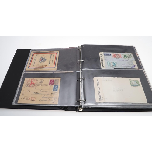 289 - A COLLECTION OF EPHEMERA, POSTAL HISTORY AND OTHER ITEMS RELATING TO WORLD WAR II. A collection of r... 