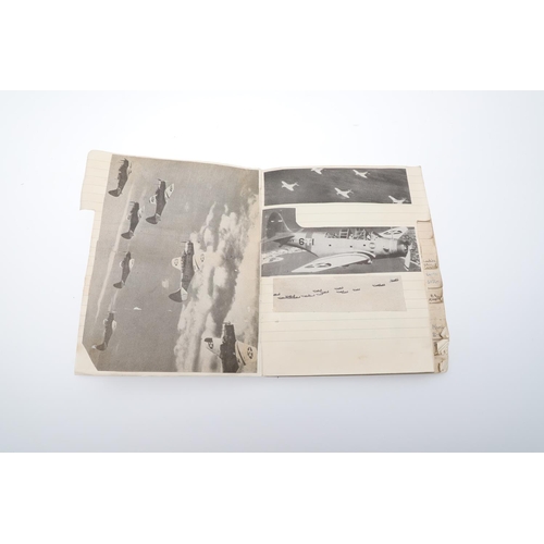 301 - AN INTERESTING COLLECTION OF FIVE SECOND WORLD WAR SCRAPBOOKS. A collection of five scrapbooks: 'Ame... 