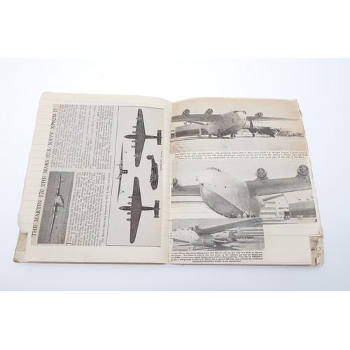 301 - AN INTERESTING COLLECTION OF FIVE SECOND WORLD WAR SCRAPBOOKS. A collection of five scrapbooks: 'Ame... 