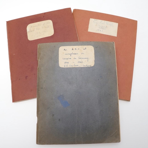 301 - AN INTERESTING COLLECTION OF FIVE SECOND WORLD WAR SCRAPBOOKS. A collection of five scrapbooks: 'Ame... 