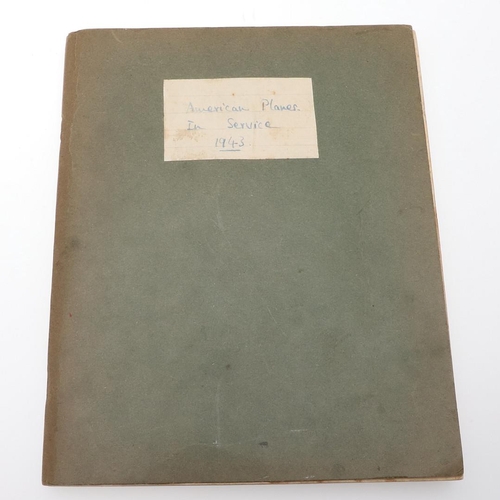 301 - AN INTERESTING COLLECTION OF FIVE SECOND WORLD WAR SCRAPBOOKS. A collection of five scrapbooks: 'Ame... 