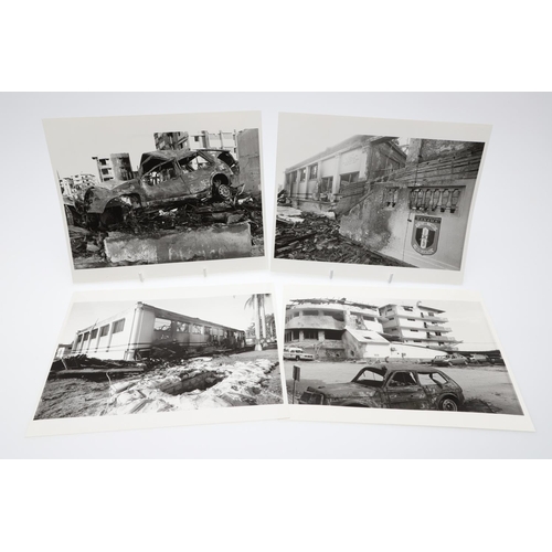 312 - A COLLECTION OF TWENTY FOUR PHOTOGRAPHS OF 'OPERATION JUST CAUSE', PANAMA 1989/1990.  A collection o... 