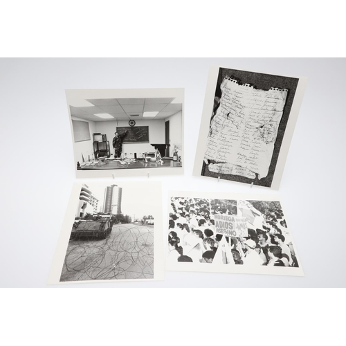 312 - A COLLECTION OF TWENTY FOUR PHOTOGRAPHS OF 'OPERATION JUST CAUSE', PANAMA 1989/1990.  A collection o... 