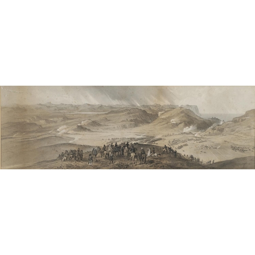 321 - A PRINT OF BALAKLAVA AFTER LT COL ADYE, AND TWO OTHERS. A monochrome print 'The Battle of Balaklava ... 