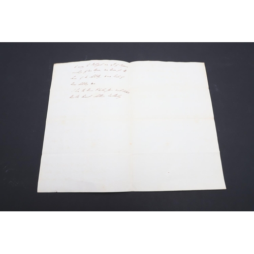 335 - WELLINGTON (ARTHUR WELLESLEY 1ST DUKE, 1769-1852) AUTOGRAPH LETTER TO ADMIRAL BERKELEY REGARDING TRO... 