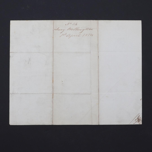 337 - WELLINGTON (ARTHUR WELLESLEY 1ST DUKE, 1769-1852) AUTOGRAPH LETTER TO COLONEL TORRENS. Wellington, A... 