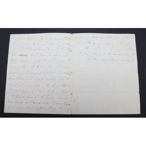 350 - WELLINGTON, ARTHUR WELLESLEY, 1ST DUKE. AUTOGRAPH LETTER SIGNED ââWELLINGTONâ, TO LT. GENERAL ... 