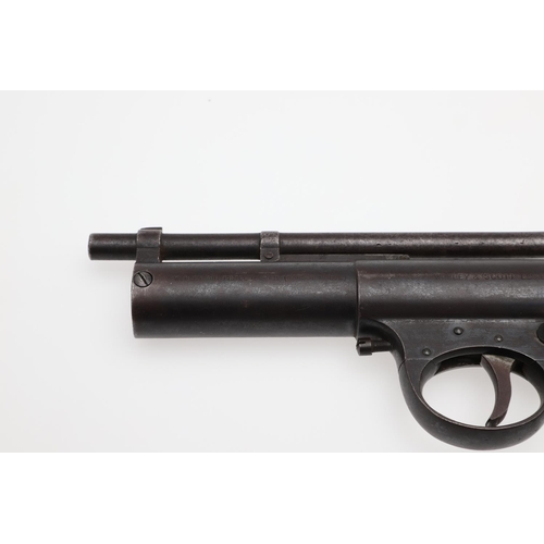 39 - A WEBLEY TARGET 177 AIR PISTOL c. 1928. A Webley Air Pistol marked to the sides of the body 'Webley ... 