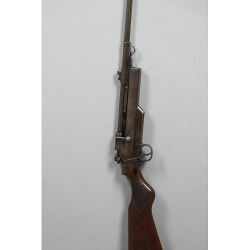 47 - A WEBLEY 177 SERVICE 1ST MODEL AIR RIFLE. With a 64cm barrel, marked to the side 'Webley Service Air... 