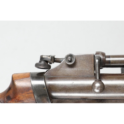 47 - A WEBLEY 177 SERVICE 1ST MODEL AIR RIFLE. With a 64cm barrel, marked to the side 'Webley Service Air... 