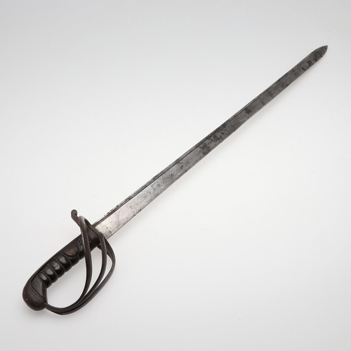 62 - A SWORD SIMILAR TO AN 1835 PATTERN CAVALRY TROOPERS SWORD. With a 76cm straight single sided blade w... 