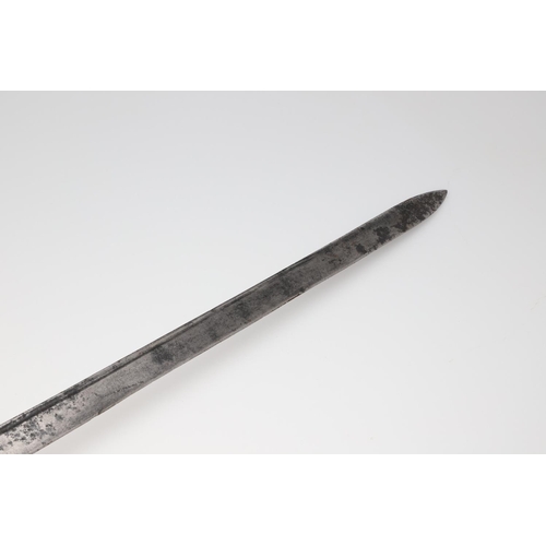 62 - A SWORD SIMILAR TO AN 1835 PATTERN CAVALRY TROOPERS SWORD. With a 76cm straight single sided blade w... 