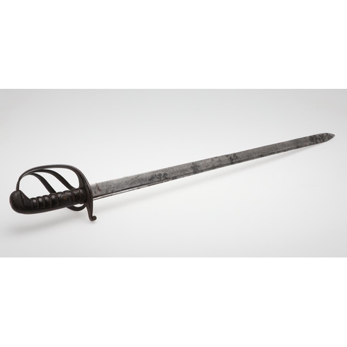 62 - A SWORD SIMILAR TO AN 1835 PATTERN CAVALRY TROOPERS SWORD. With a 76cm straight single sided blade w... 