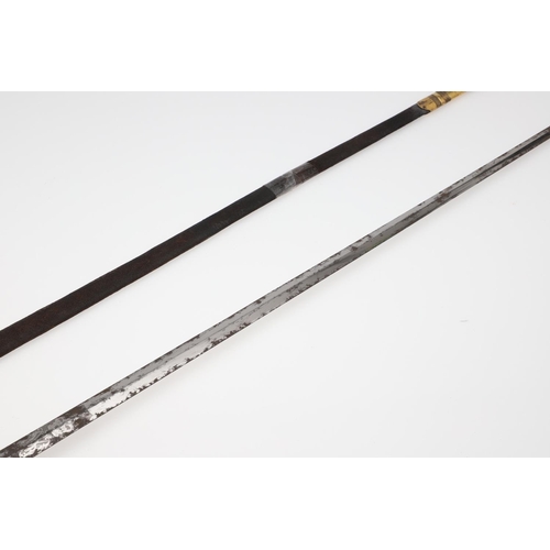 79 - A WILLIAM IV COURT SWORD BY FERMIN OF LONDON. With a 76cm tapering blade with pointed end, decorated... 