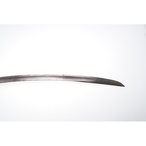 99 - A RUSSIAN 1826 PATTERN INFANTRY OFFICERS SABRE. With a 70cm curved fullered blade with pointed end, ... 