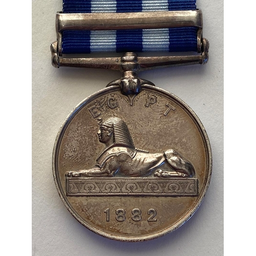 389 - AN EGYPT 1882 PAIR AND LONG SERVICE MEDAL TO THE ROAYL NAVY. An Egypt Medal 1882-1889 with 1882 date... 