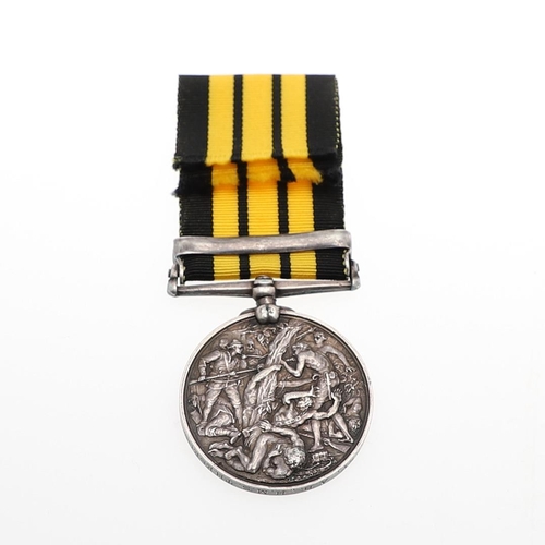 390 - AN EAST AND WEST AFRICA MEDAL WITH BENIN CLASP TO H.M.S. THESEUS. A Victorian Africa General Service... 