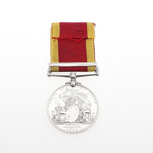 393 - A CHINA WAR MEDAL 1900 TO H.M.S. ENDYMION. A China War Medal 1900 with Relief of Pekin Clasp, named ... 