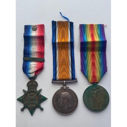 399 - A FIRST WORLD WAR 1914 TRIO TO THE HAWKE BATTALION, ROYAL NAVY VOLUNTEER RESERVE. A Great War trio c... 