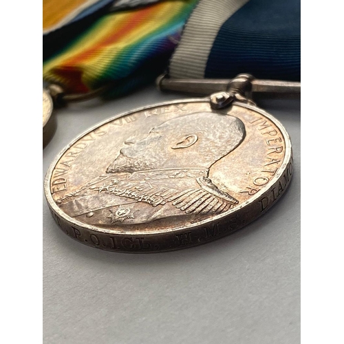 401 - A DISTINGUISHED SERVICE MEDAL GROUP OF SEVEN TO A CHIEF PETTY OFFICER AT THE BATTLE OF JUTLAND. A gr... 