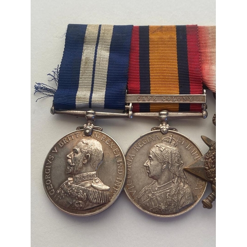 401 - A DISTINGUISHED SERVICE MEDAL GROUP OF SEVEN TO A CHIEF PETTY OFFICER AT THE BATTLE OF JUTLAND. A gr... 