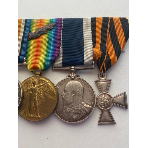 401 - A DISTINGUISHED SERVICE MEDAL GROUP OF SEVEN TO A CHIEF PETTY OFFICER AT THE BATTLE OF JUTLAND. A gr... 