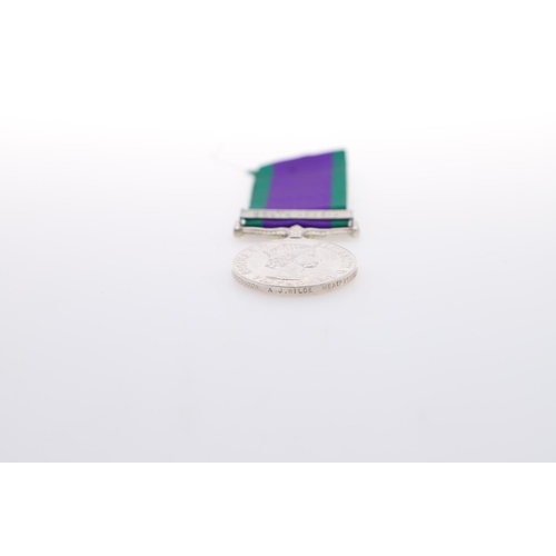 417 - A GENERAL SERVICE MEDAL 1962-2007 TO THE ROYAL NAVY WITH SOUTH ARABIA CLASP. A Queen Elizabeth II Ge... 