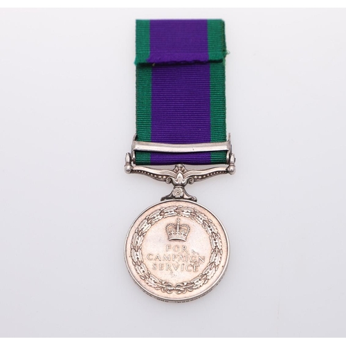 418 - A GENERAL SERVICE MEDAL 1962-2007 TO THE ROYAL NAVY WITH MALAY PENINSULA CLASP. A Queen Elizabeth II... 