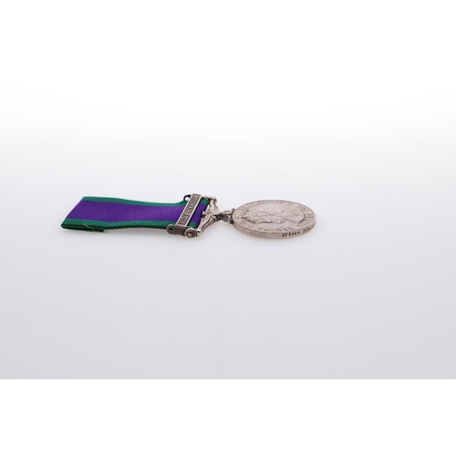 418 - A GENERAL SERVICE MEDAL 1962-2007 TO THE ROYAL NAVY WITH MALAY PENINSULA CLASP. A Queen Elizabeth II... 