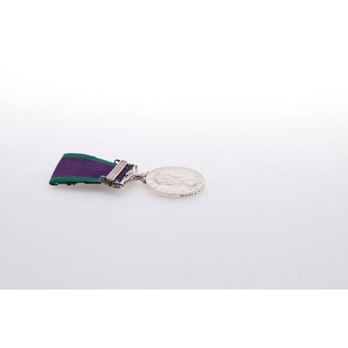 420 - A GENERAL SERVICE MEDAL 1962-2007 TO THE ROYAL NAVY WITH GULF CLASP. A Queen Elizabeth II General Se... 