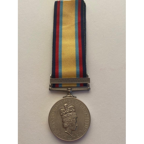 422 - A GULF MEDAL 1990-91 TO THE ROYAL NAVY. A Gulf Medal 1990-91 with 16 Jan to 28 Feb 1991 Clasp named ... 