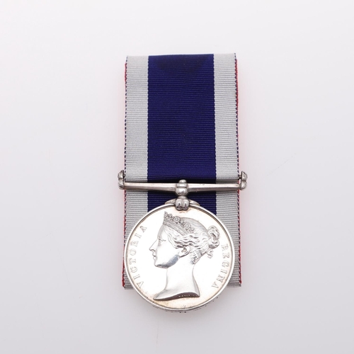 423 - A VICTORIAN ROYAL NAVY LONG SERVICE AND GOOD CONDUCT AWARD TO H.M.S. ASIA. A Royal Navy Long Service... 