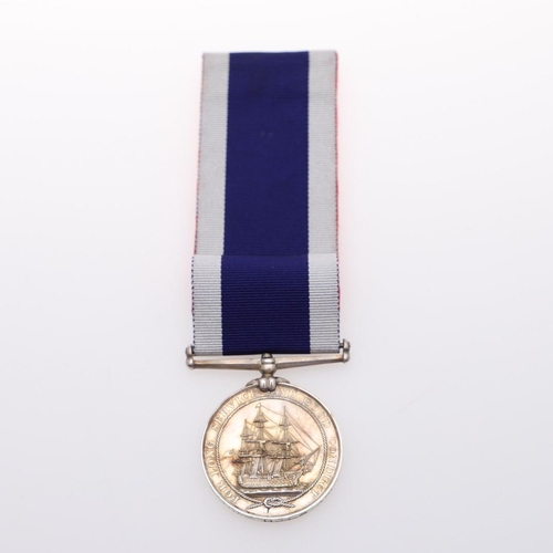 423 - A VICTORIAN ROYAL NAVY LONG SERVICE AND GOOD CONDUCT AWARD TO H.M.S. ASIA. A Royal Navy Long Service... 