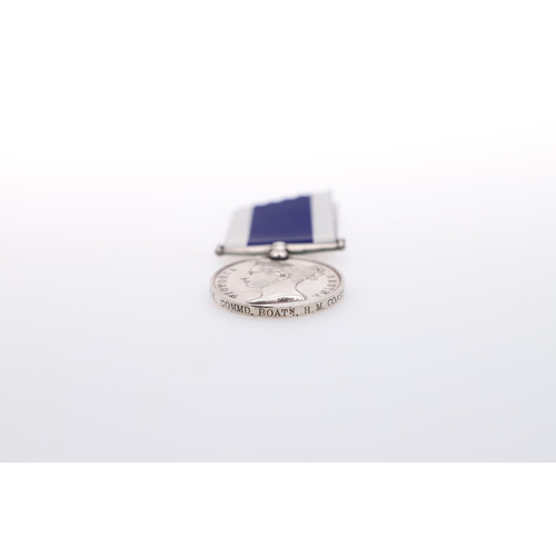 424 - A VICTORIAN ROYAL NAVY LONG SERVICE AND GOOD CONDUCT AWARD TO H.M. COASTGUARD. A Royal Navy Long Ser... 