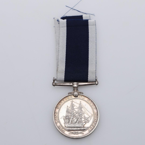 427 - A GEORGE V ROYAL NAVY LONG SERVICE AND GOOD CONDUCT AWARD TO H.M.S. REVENGE. A George V Royal Navy L... 