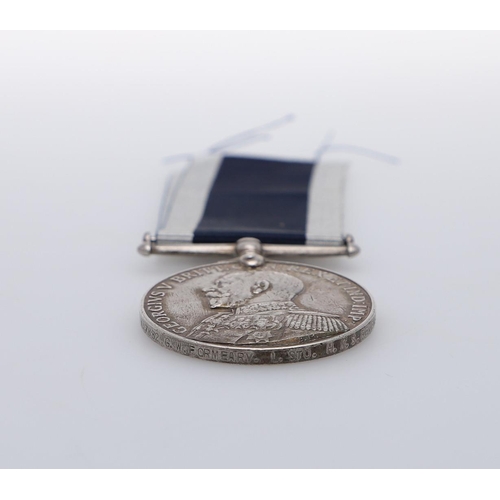 427 - A GEORGE V ROYAL NAVY LONG SERVICE AND GOOD CONDUCT AWARD TO H.M.S. REVENGE. A George V Royal Navy L... 